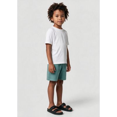 Bermuda Infantil Menino Cós De Elástico - Verde